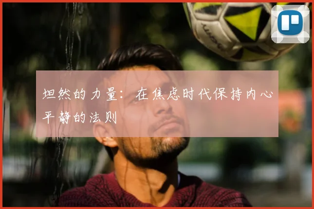 坦然的力量:在焦虑时代保持内心平静的法则